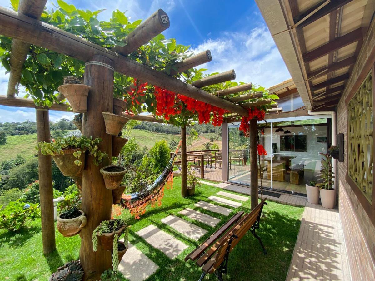 Casa De Campo No Caravaggio Ao Lado Da Cervejaria Tres Santas Santa Teresa  Esterno foto